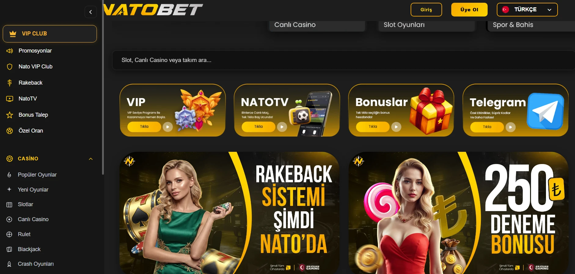 Natobet kapak