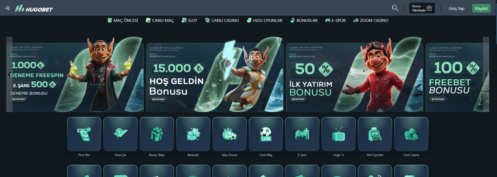 Hugobet kapak